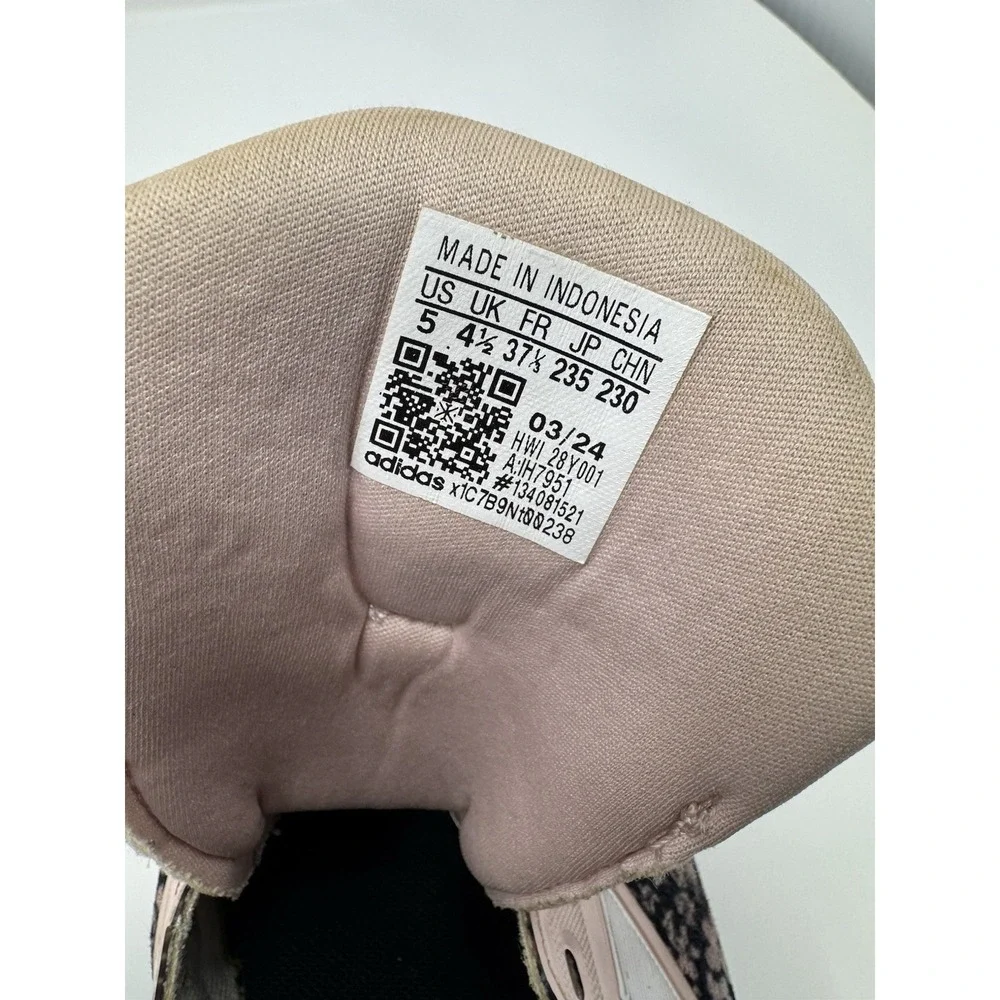 Adidas Women's Shoes Cloudfoam Light Pink Flower Print Size 5 Sneakers - Picture 9 of 9